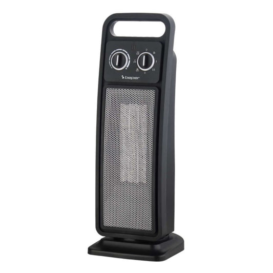 Beper Ceramic Tower Fan Heater 2000W, 2 Power Settings, Safe With Auto Shut-Off, P203TER002