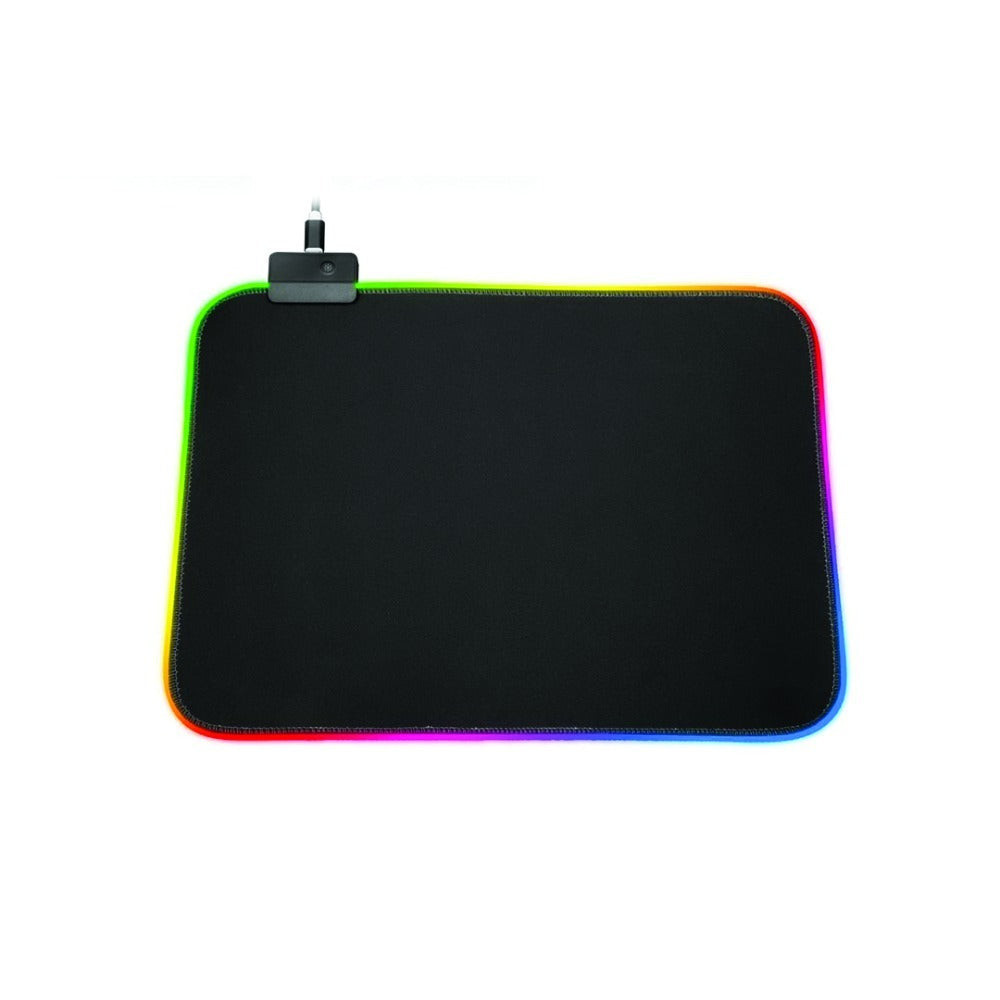 Gaming Mouse Pad Non-Slip Rubber Base With Rgb Lights 7 Colors - Rs02