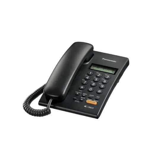 Panasonic Phone Slim Design, Speaker, C-ID 30 Call Log, 5 Re-Dial Memorty, LCD 7 Segment, 2 Line, PAN-TSC62SXB