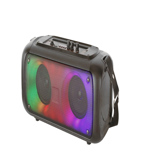 Portable Bluetooth Double Woofer Speaker 4 inch with Wireless Mic GY1024