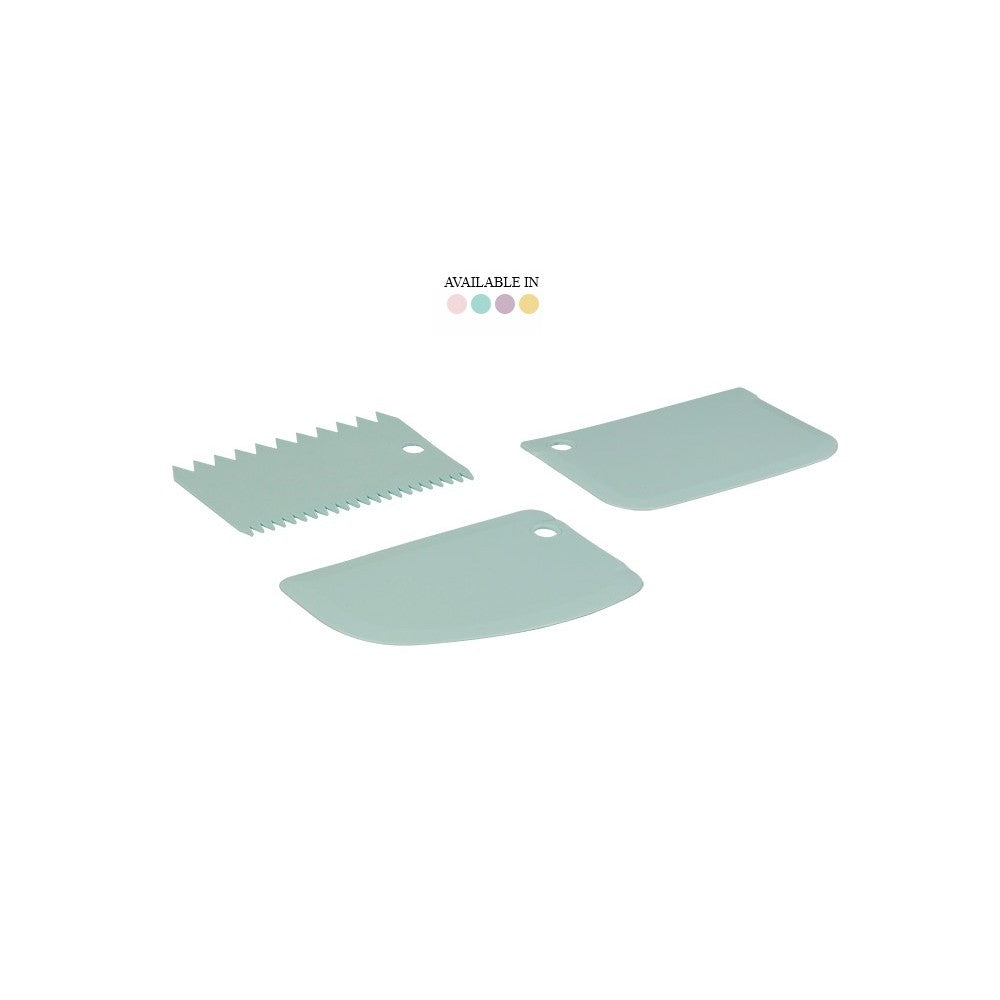 Sunplast, 3X Dough Cutter & Scraper & Decarator Set, PD-3204
