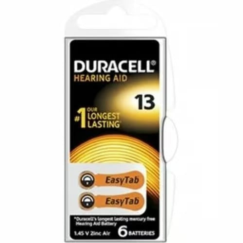 Duracell, Battery Duracell 13 ActivAir Hearing Aid,Pack of 6