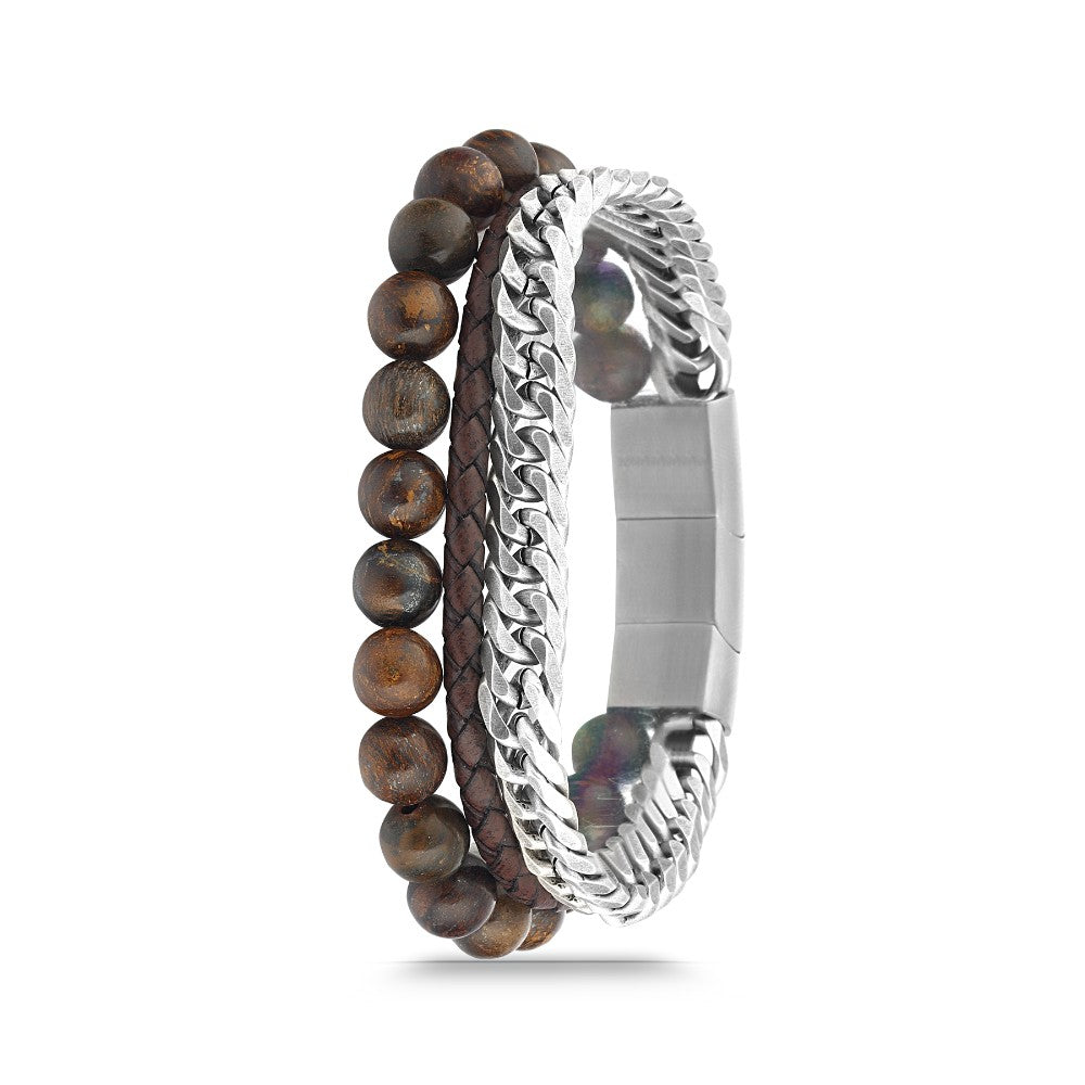 Polo Exchange, Man Steel Bracelet