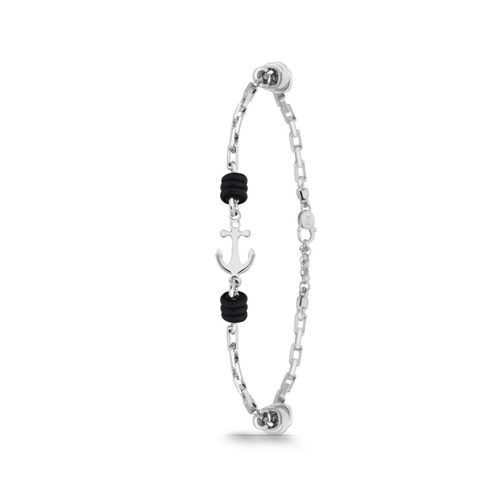 Polo Exchange, Man Silver Bracelet