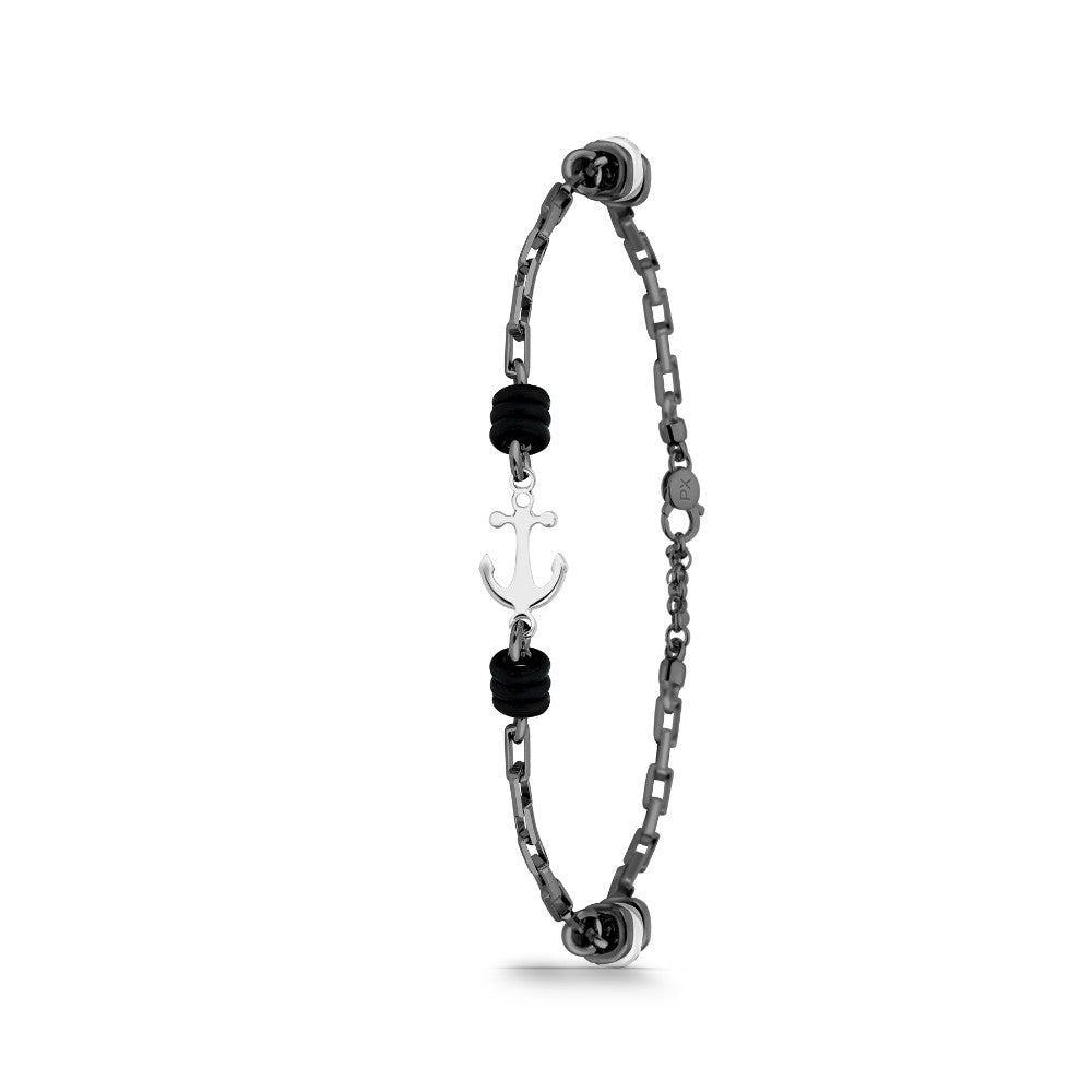 Polo Exchange, Man Silver Bracelet