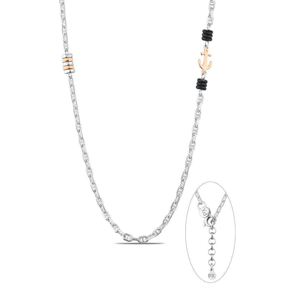 Polo Exchange, Man Silver Necklace