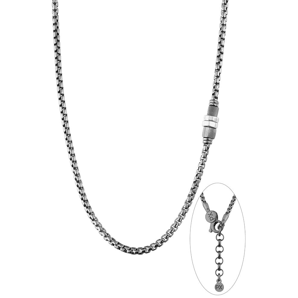 Polo Exchange, Man Silver Necklace