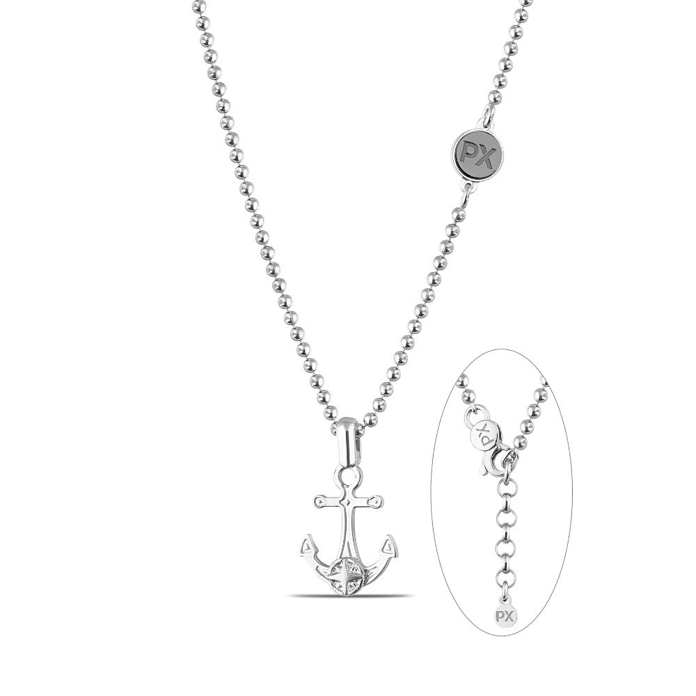 Polo Exchange, Man Silver Necklace