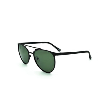 Polo Exchange, Unisex Sunglasses, Green Lenses, Black Frame, Black Temple.
