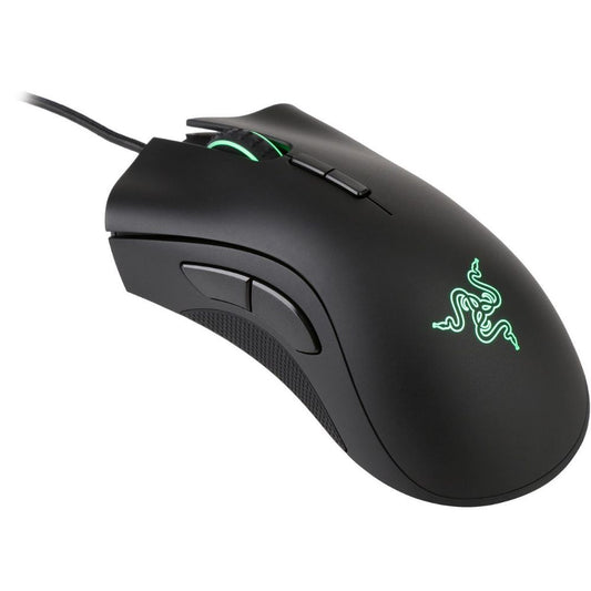 Razer, Gaming Mouse Deathadder Elite; 16,000 Dpi Optical Sensor, Chroma Rgb Lighting, 7 Programmable Buttons, Mechanical Switches, Rubber Side Grips, Raz- 02010100