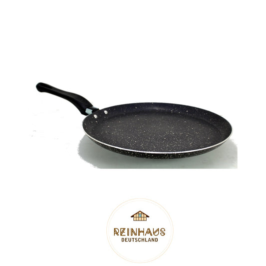 Reinhaus, Grey Aluminium Non Stick, Teflon Granite Outside and Inside 22 cm Crepe Pan Color Grey