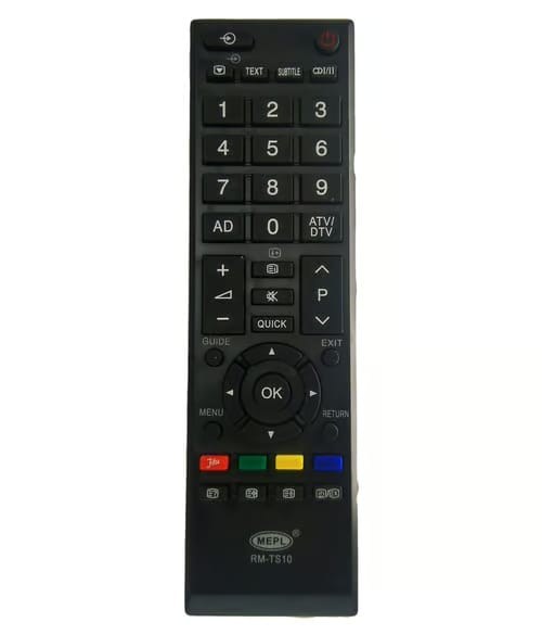 Mepl, Remote Control Mepl For Toshiba Tv ,Rm-Ts10