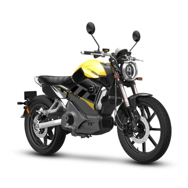 Super Soco, TCmax, Electric Motorcycle, Li-ion Removable Battery, Top Speed 110 Km/H, 5100W, Yellow