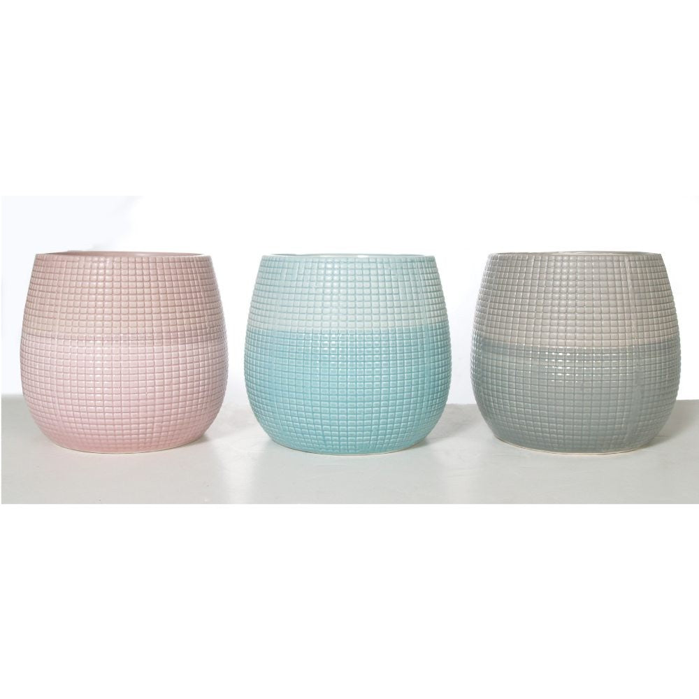 OGO, Ceramic Flower Pot 13x14cm