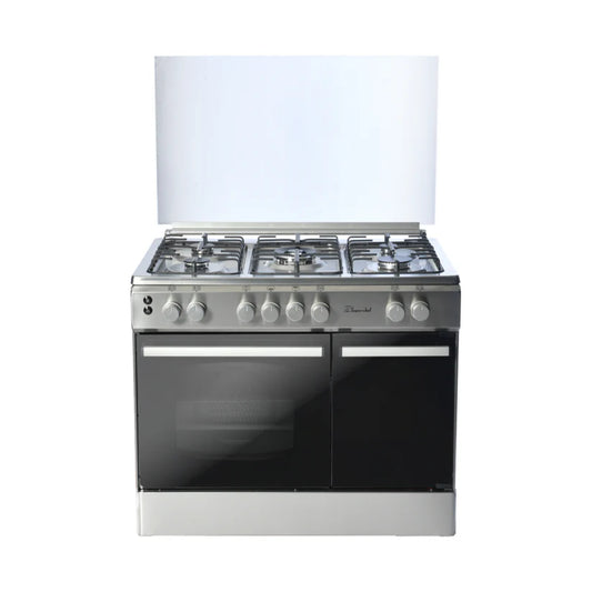 Super Chef Cooker 90Cm Bottle , 5 Gas Burners Stainless Steel, SUP-DCB941STS