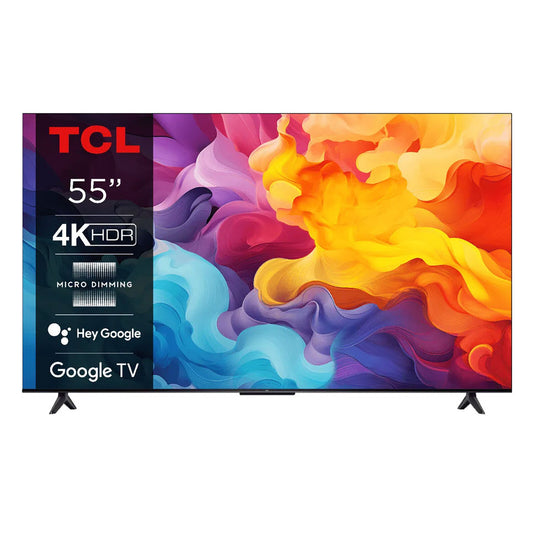 TCL TV 55-Inch, 4K HDR Smart Google TV, TCL-55V6B