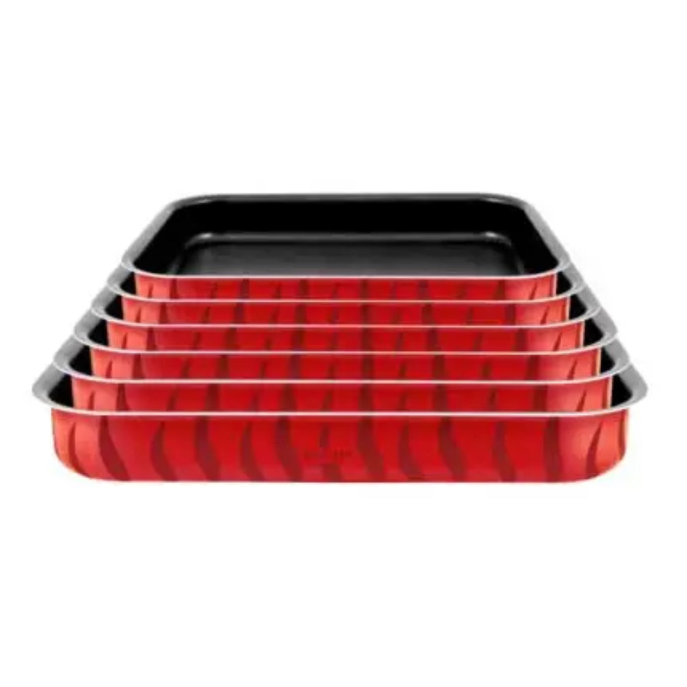 Tefal, Tempo Flame Ovenware - Set 6 Rectangular Oven Dishes, TEF-J5715682