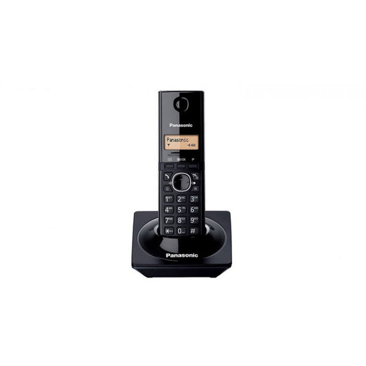 Panasonic Illuminated LCD Call ID 50 Name Phone Book Alarm 6 Ringers, Black, TG1711TUB
