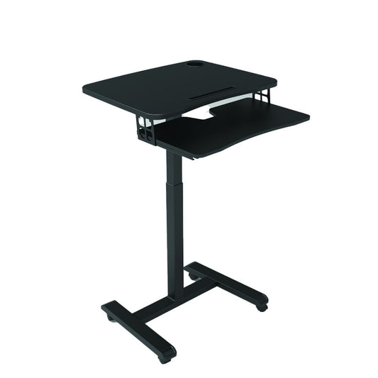 Conqueror Moveable Stand Desk Mount With Speech Table And Keyboard Tray Black - To2501B.