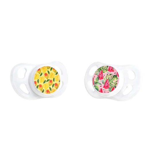 Twistshake, 2X Pacifier 0-6M Watermelon Mango, 78667