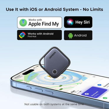 UGREEN Finder Duo, Air Tracker Tags (4 Pack) for iOS & Android (365?Day Battery, Rechargeable USB?C) - CM916 75646P
