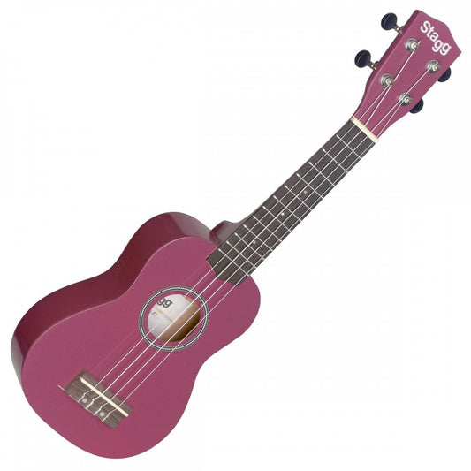 Stagg, Soprano Ukulele With Nylon Gigbag-Purple, Us-Violet