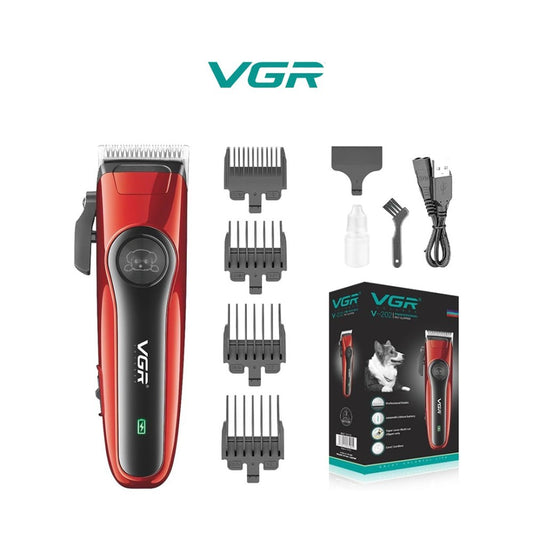 VGR, Professional Cord & Cordless Pet Clipper Runtime: 150 Minutes Grooming Kit For Pets