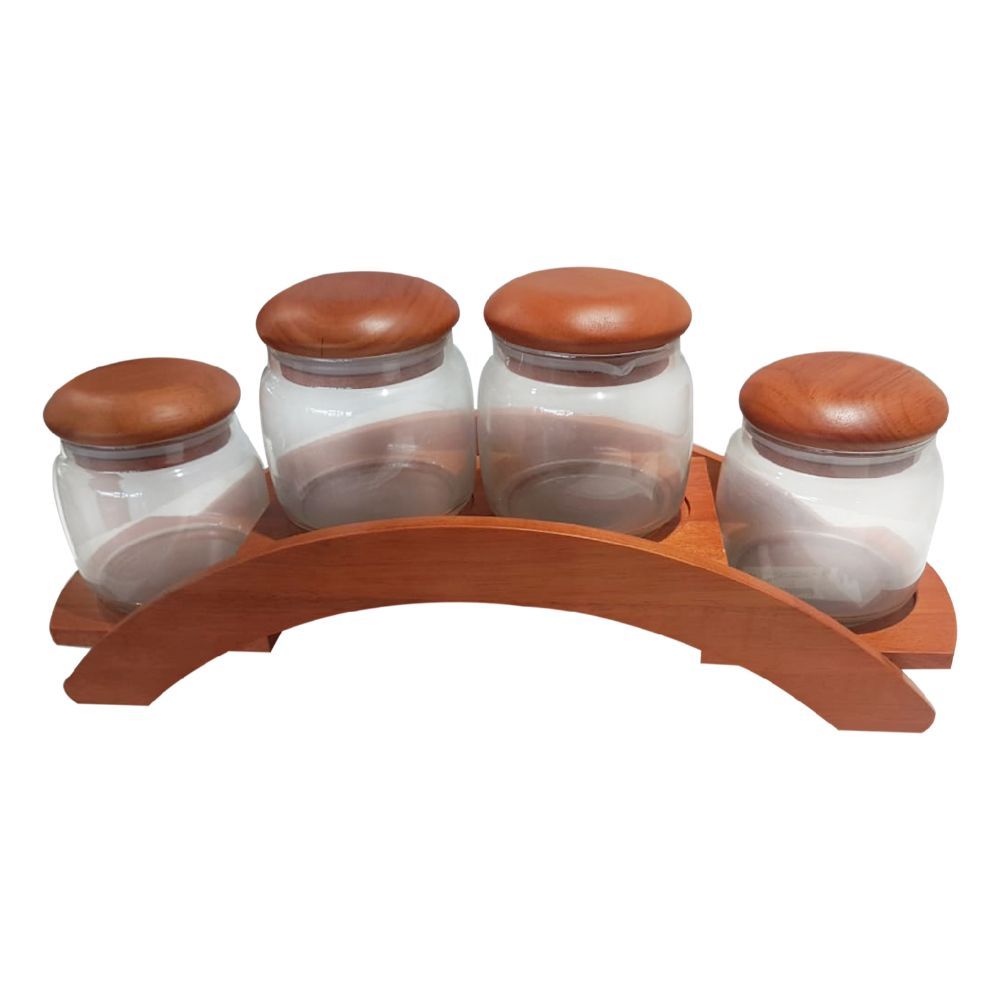 KC, Wooden Spices & Herbs Rack