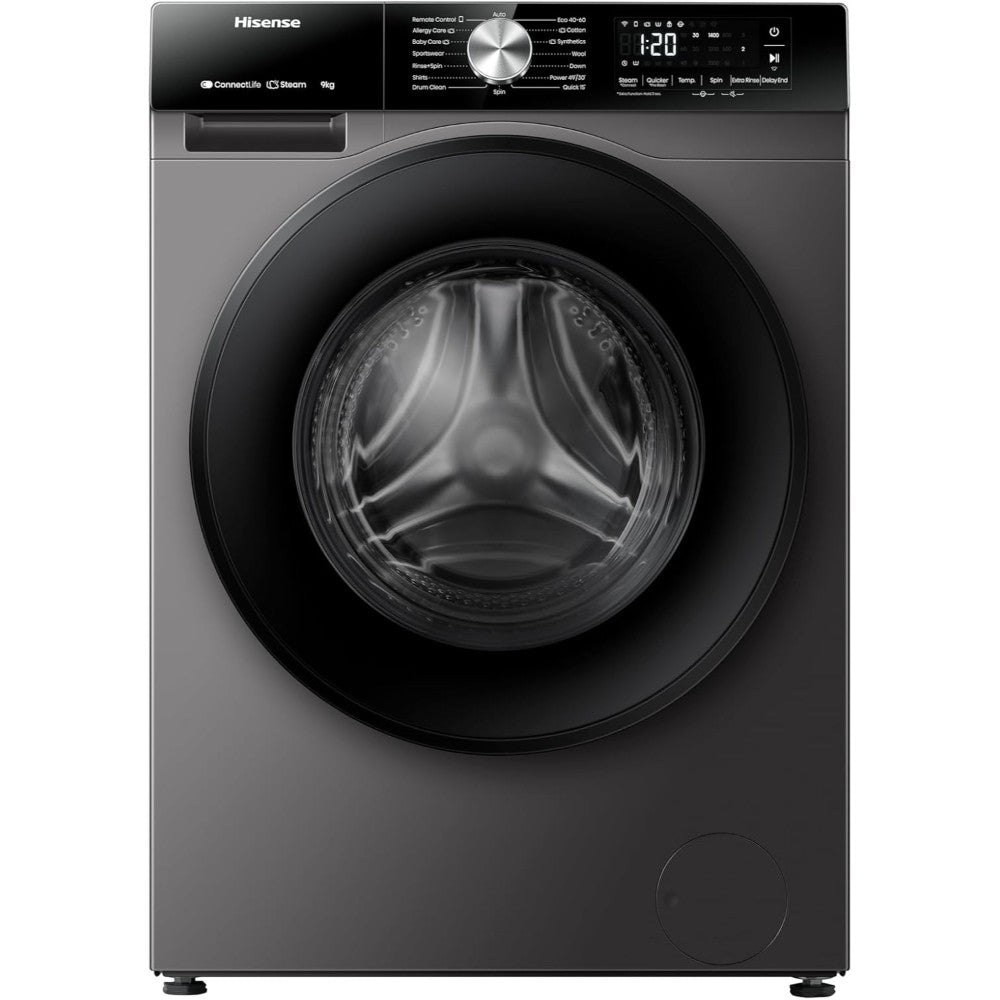 Hisense, Washer + Dryer 9/6 Kg 1400Rpm Inverter Wifi Titanium