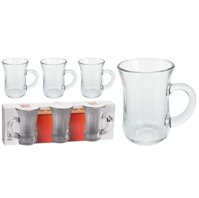 Tea Glass Set 3 Pcs 150 Ml