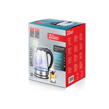 Zilan, Digital Glass Kettle, 1.7L, Rotatable 360 Degree, 2200W, ZLN8955