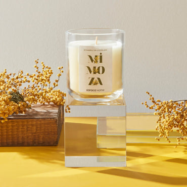 Karaca Home Flowers of Istanbul Series Mimosa Scented Candle, 153.09.01.5940