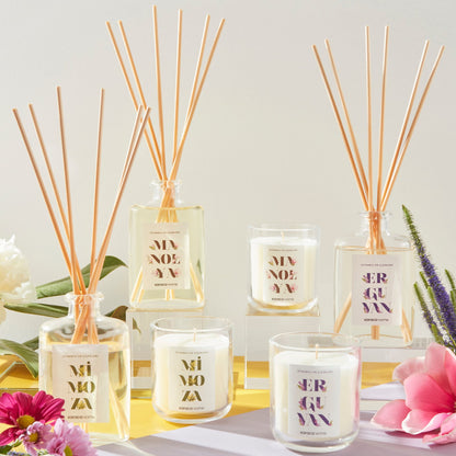 Karaca Home Flowers of Istanbul Series Mimosa Scented Candle, 153.09.01.5940