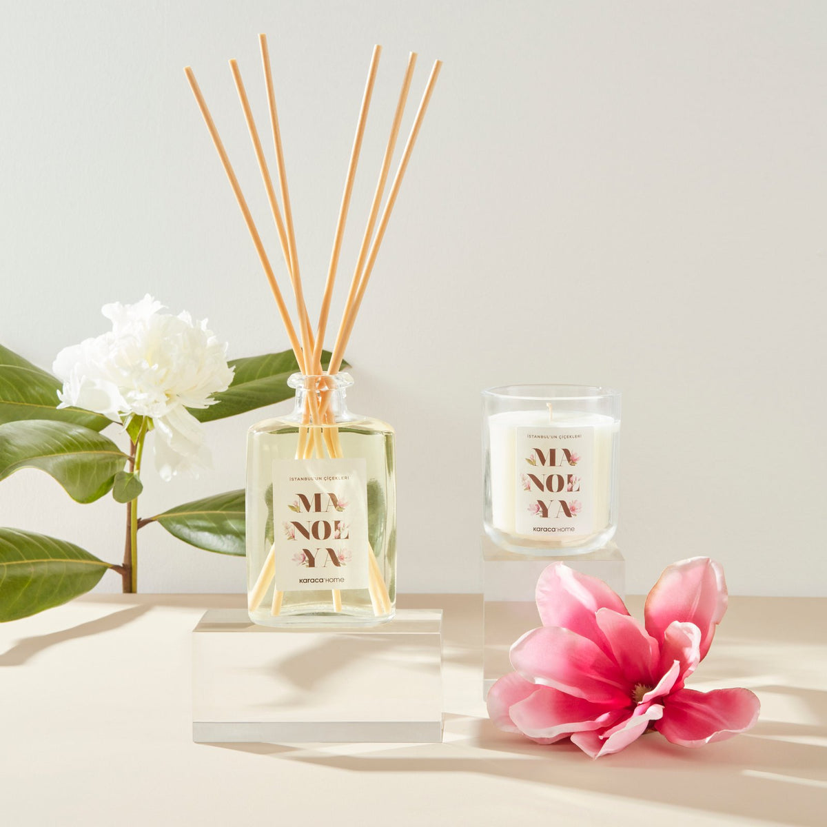 Karaca Home Flowers of Istanbul Series Magnolia Scented Candle, 153.09.01.5941