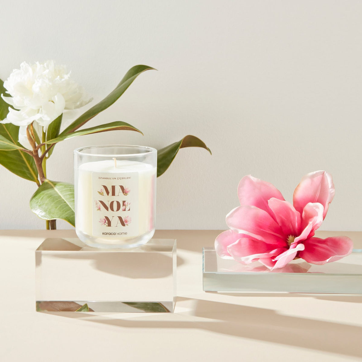 Karaca Home Flowers of Istanbul Series Magnolia Scented Candle, 153.09.01.5941
