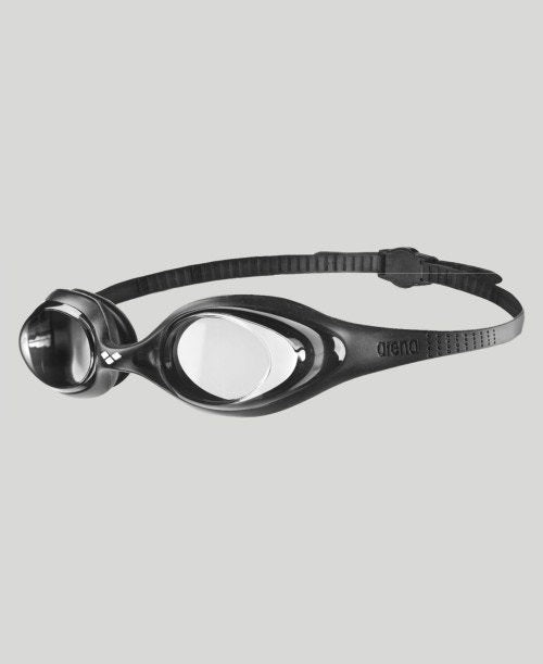 Arena, Spider Goggles Men Women  Clear Black Black