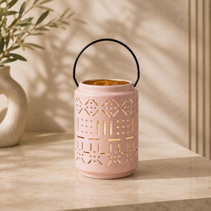 Karaca Home Joyful Lantern Pink 16 cm, 300.22.02.0032