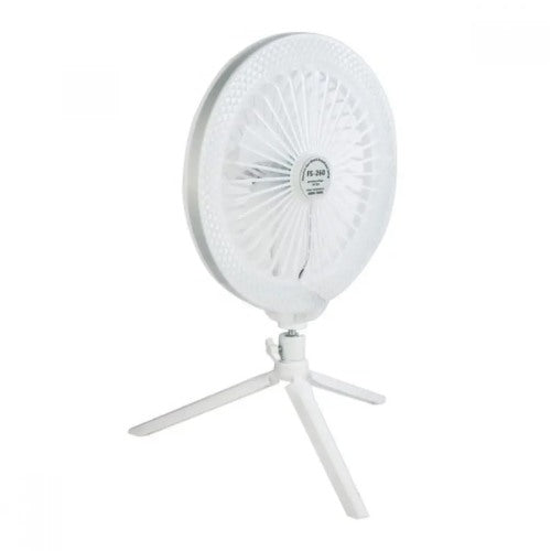 Rgb Led Electric Fan Direct Brodcast Lamp Fs-260