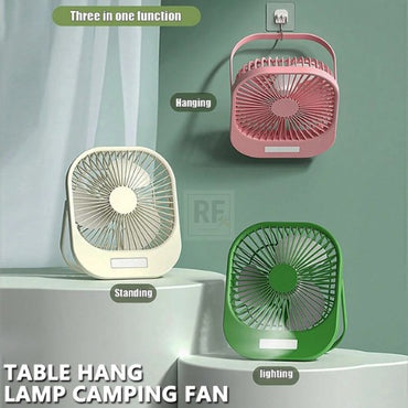 Table Hang Lamp Camping Fan Q01
