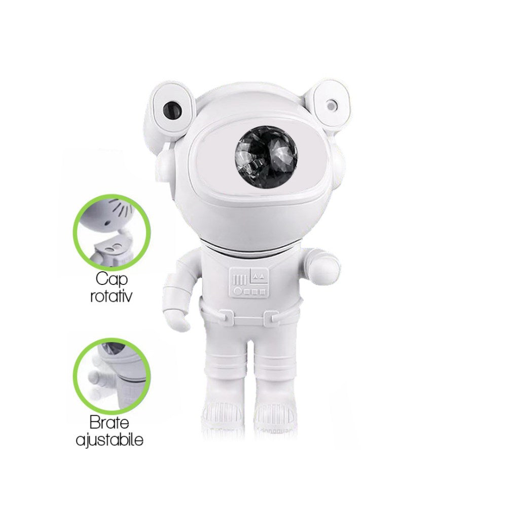 Astronaut Galaxy Projector Lamp With Bluetooth Speaker