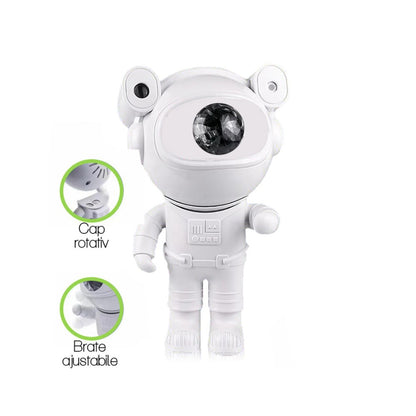 Astronaut Galaxy Projector Lamp With Bluetooth Speaker