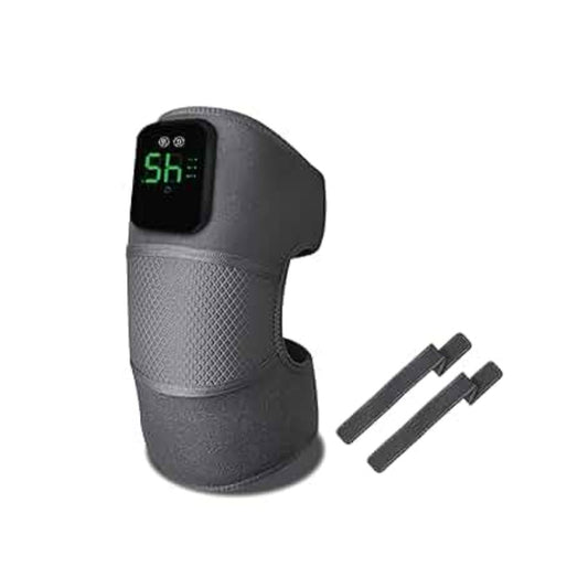Rechargable Knee Pad With Adjustable Heat Levels & Vibration