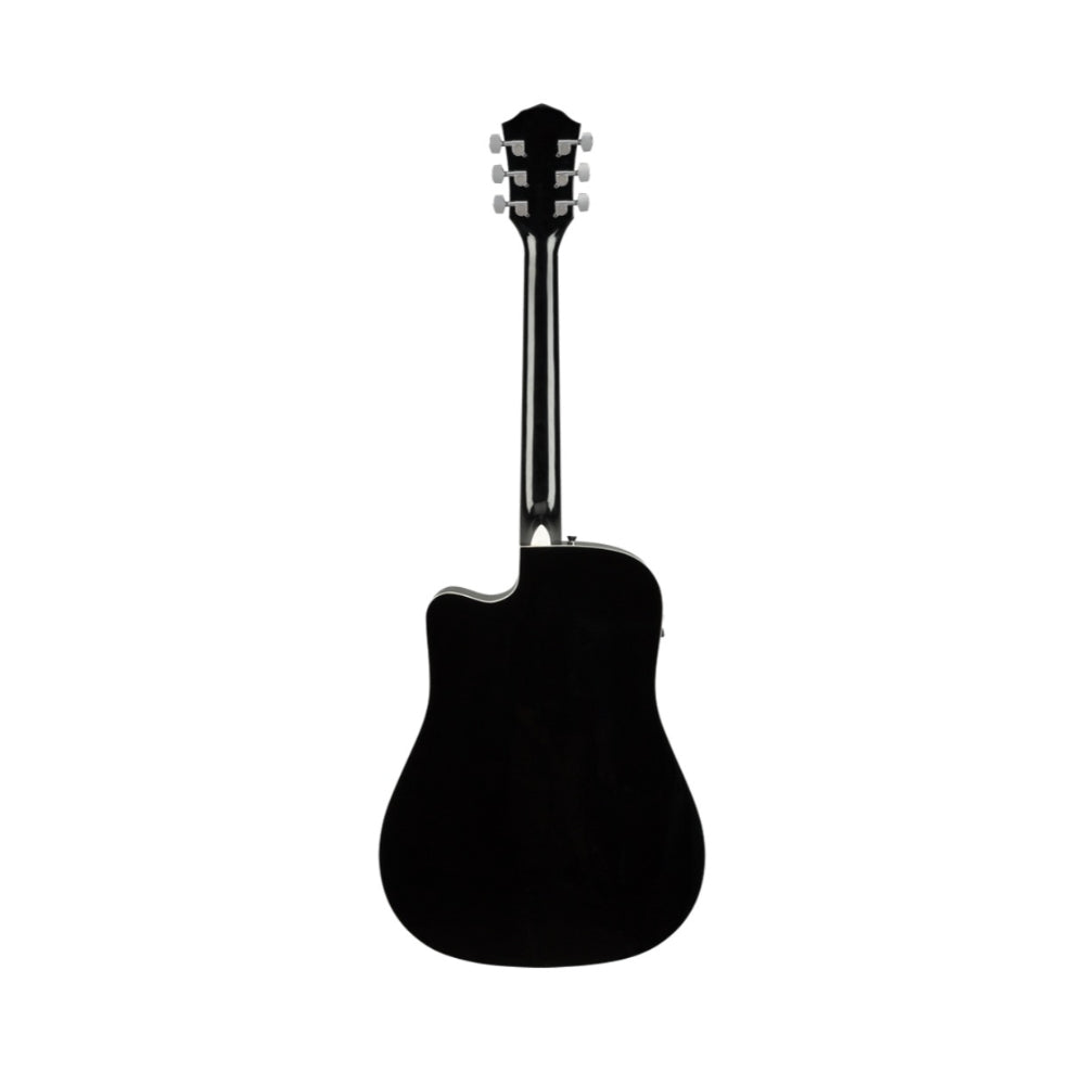 Fender Dreadnought Electro-Acoustic Guitar [Black] [FA-125CE], 097-1113-506