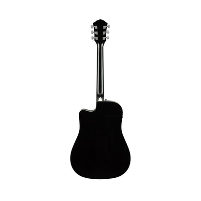 Fender Dreadnought Electro-Acoustic Guitar [Black] [FA-125CE], 097-1113-506