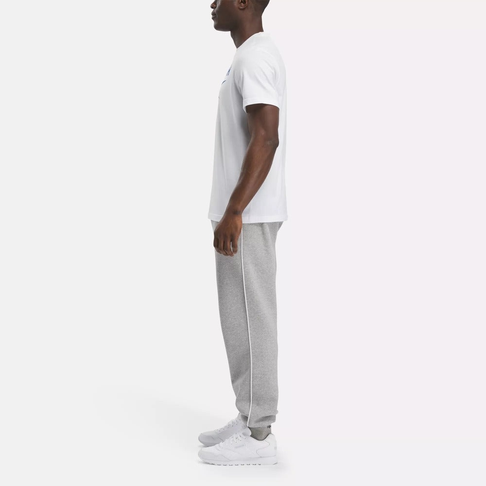 Reebok, Men Identity Big Stacked Logo T-Shirt, Available in Different Sizes