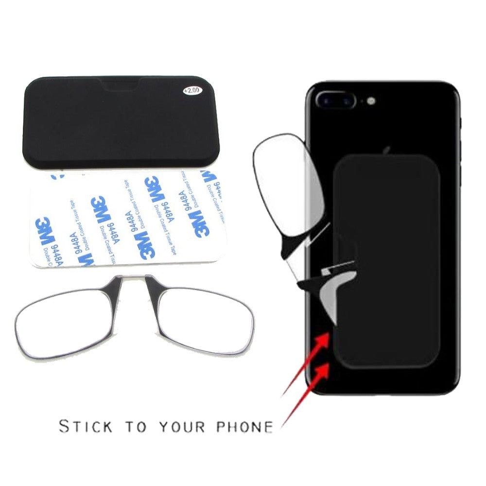 Cool Gift, Reading Glasses With Black Universal Pod Case, Available in Different Sizes