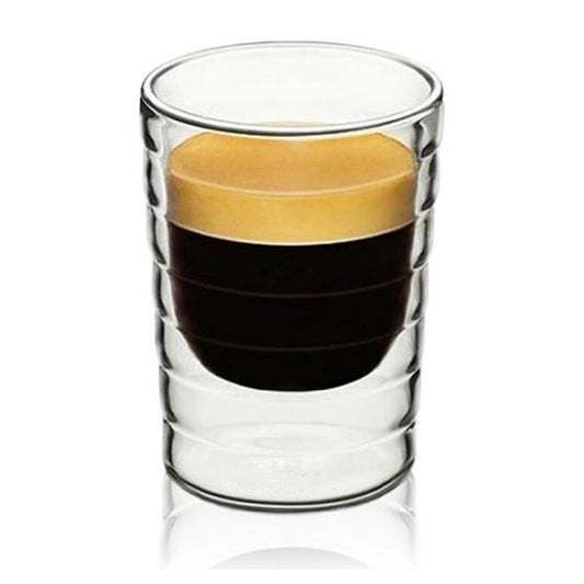 Cool Gift, Clear Insulated Double Wall Cup Heat-resistant, Available in Different Sizes
