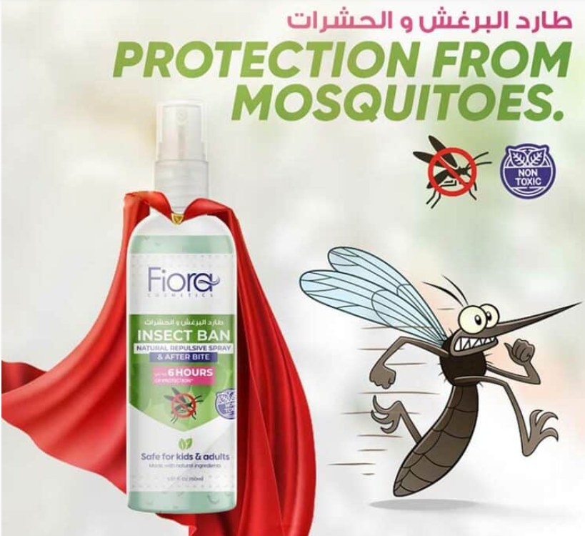 Fiora, Insect Ban Spray 150 Ml (Before And After Byte)