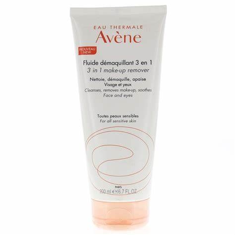 Avene, Fluide Demaquillant 3 En 1 Lotion 200 Ml