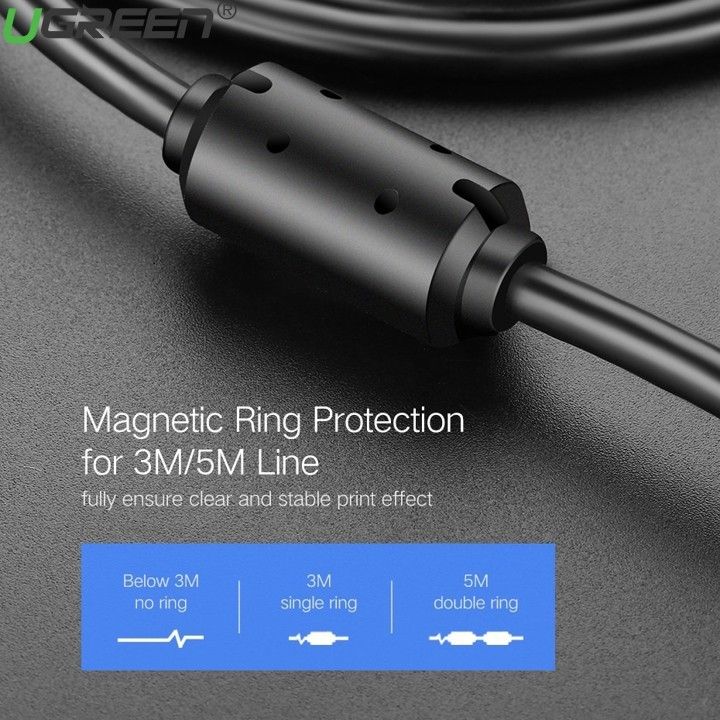 Ugreen, Cable Printer USB 5M Super Speed